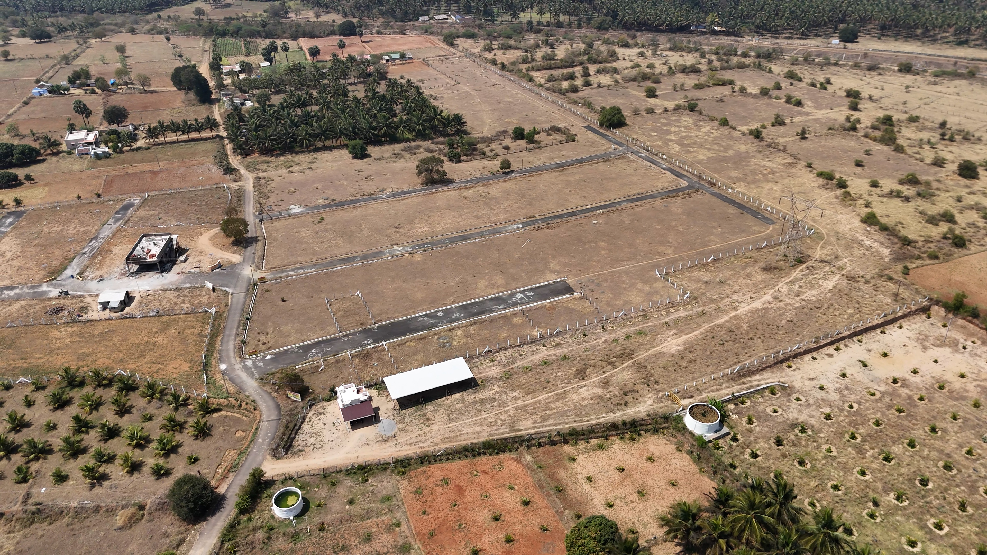 Aerial view of Karun Garden development